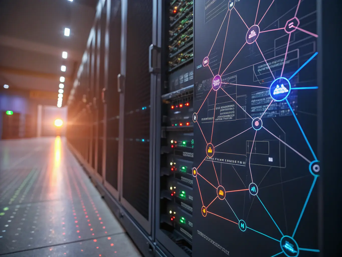 An abstract image representing data flowing between different systems, highlighting the power of API integration.